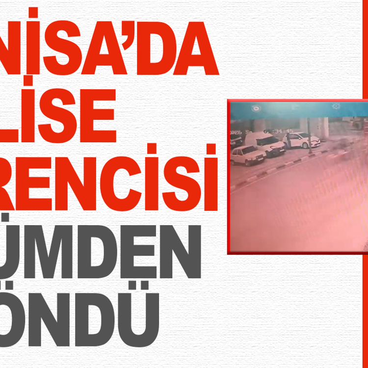 Manisa’da kamyonun üzerindeki iş makinesi lise öğrencisine çarptı