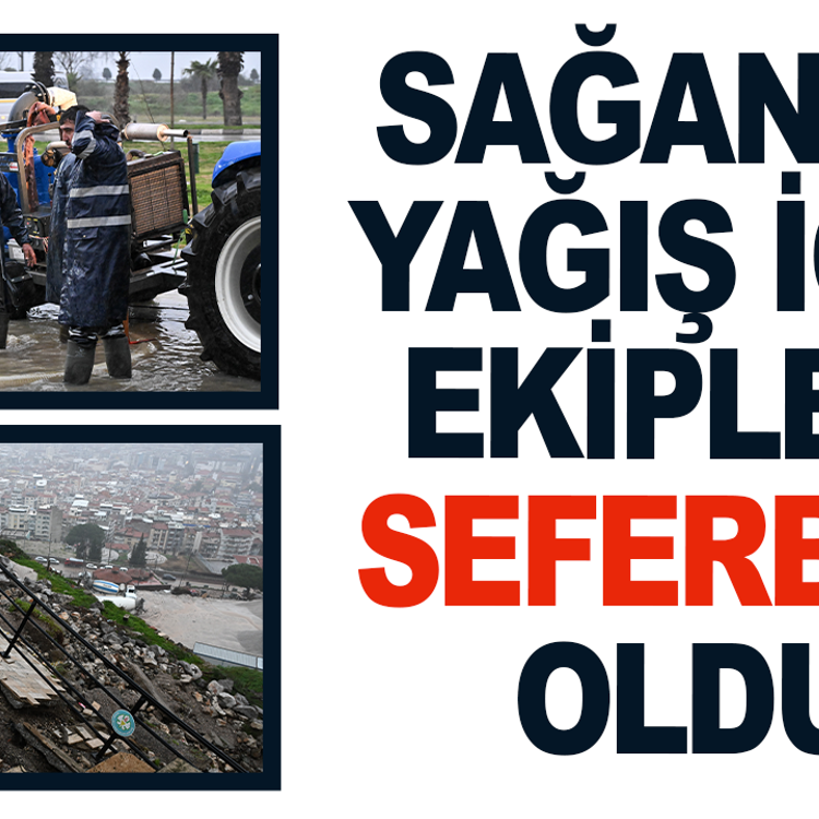 Manisa'da Büyükşehir ve MASKİ sağanak yağış için seferberlik ilan etti