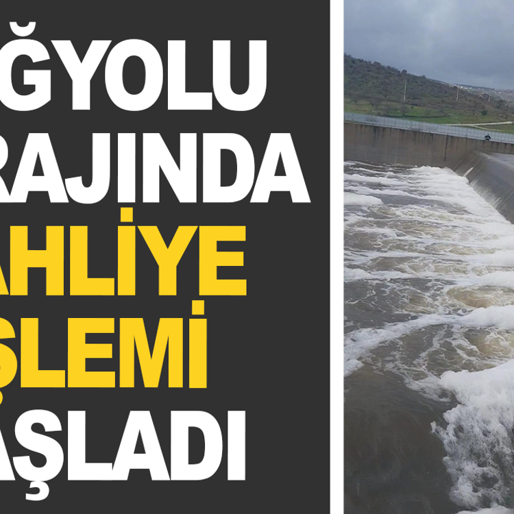 Manisa Bağyolu barajında tahliye işlemi başladı