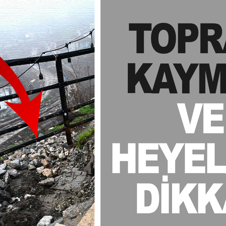 Manisa'da heyelan ve toprak kayması riskine karşı Büyükşehir uyardı
