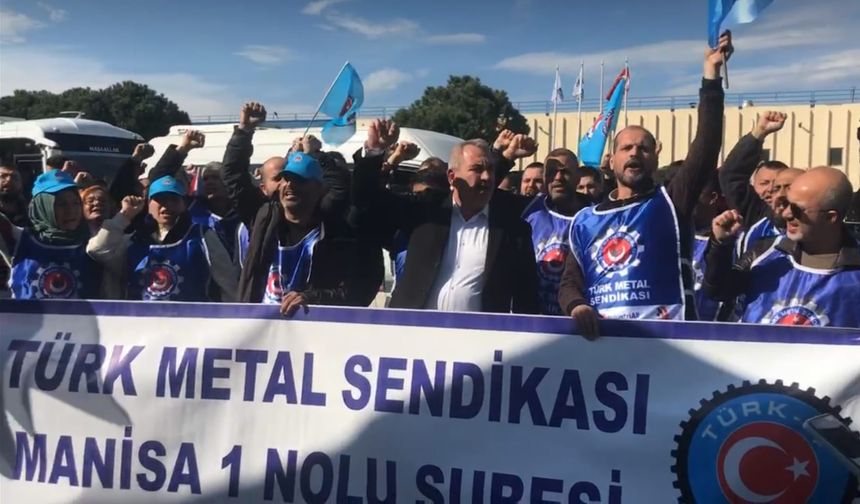 Türk Metal Sen HSA enerji önünde patronu uyardı