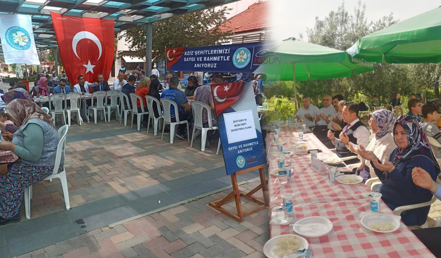 Manisalı kahraman şehitler saygıyla anıldı