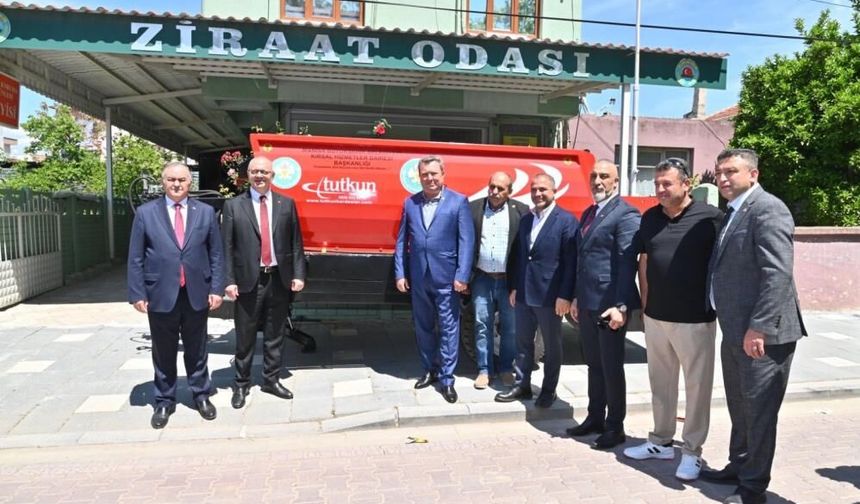 Büyükşehir'den ilçedeki üreticilere destek