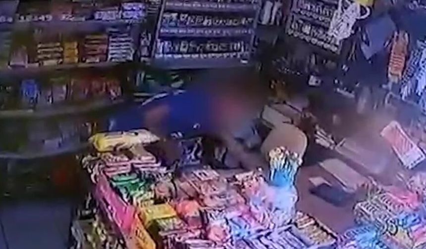 Market hırsızı jandarmadan kaçamadı!