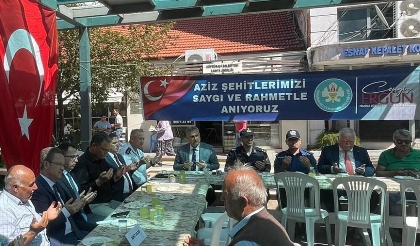Manisalı şehit dualarla anıldı