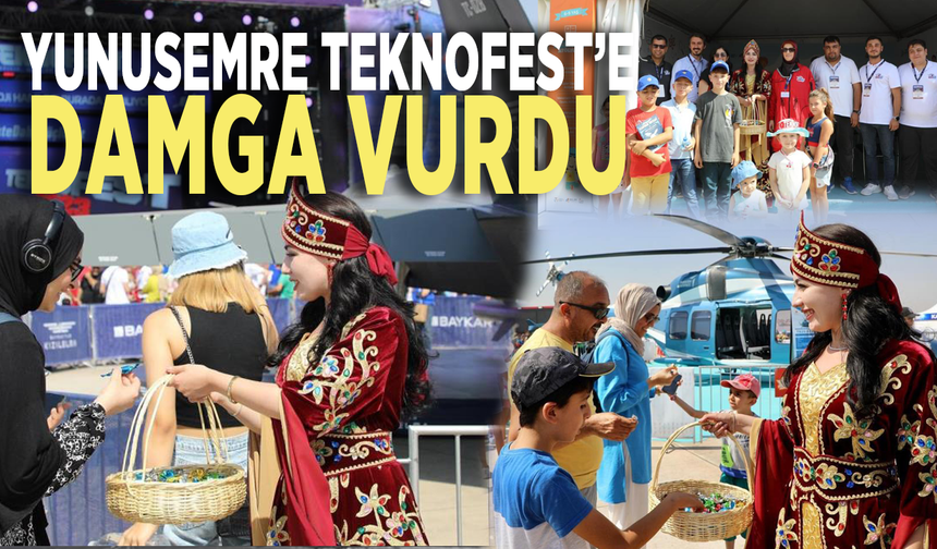 Yunusemre TEKNOFEST’e damga vurdu