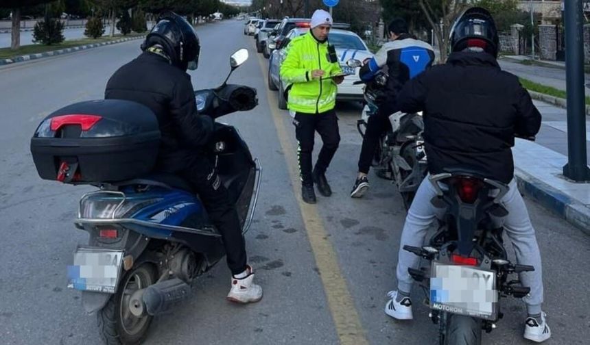 Manisa’da 21 motosiklet daha trafikten men edildi