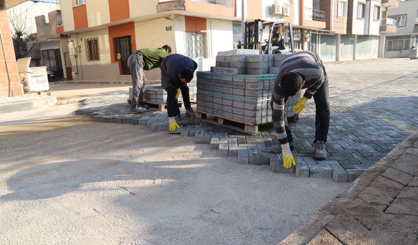 İlçede prestij cadde çalışmaları devam ediyor