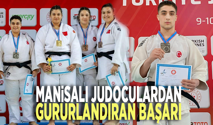 Manisalı judoculardan gururlandıran başarı