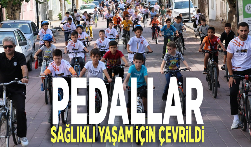 Pedallar sağlıklı yaşam için çevrildi