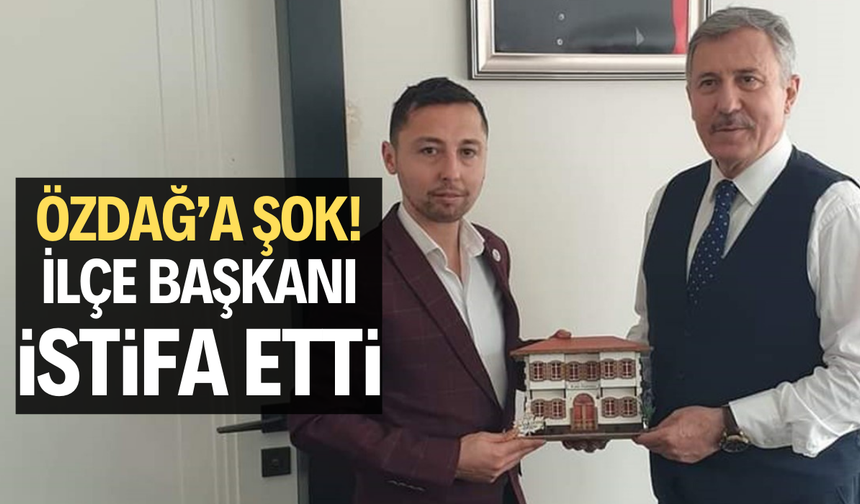 Gelecek Partisi Kula İlçe Başkanı Camcı partisinden istifa etti