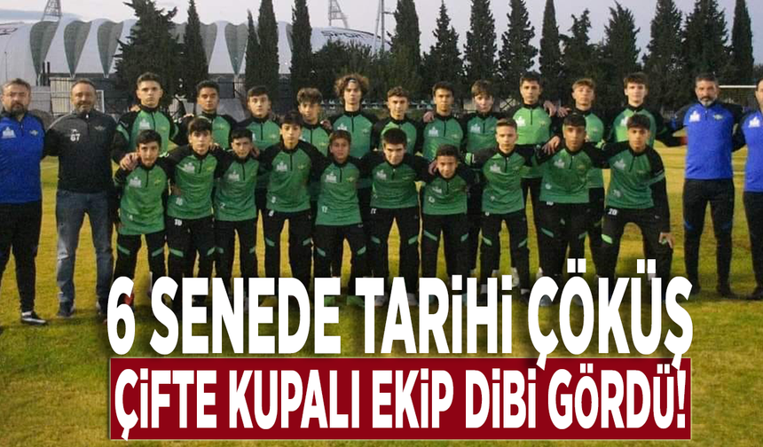 6 senede tarihi çöküş: Çifte kupalı ekip dibi gördü!