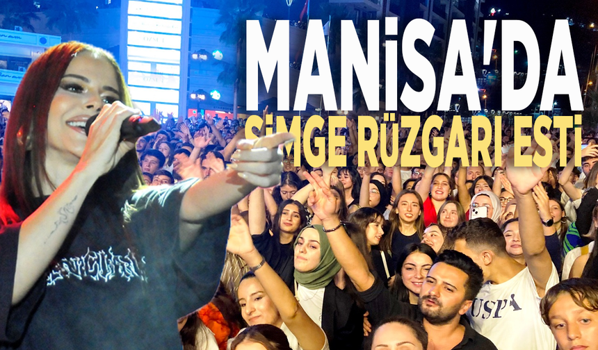 Manisa'da Simge rüzgarı esti