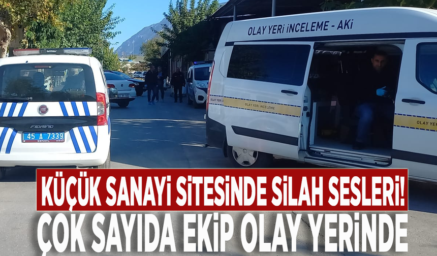 Küçük sanayi sitesinde silah sesleri! Çok sayıda ekip olay yerinde