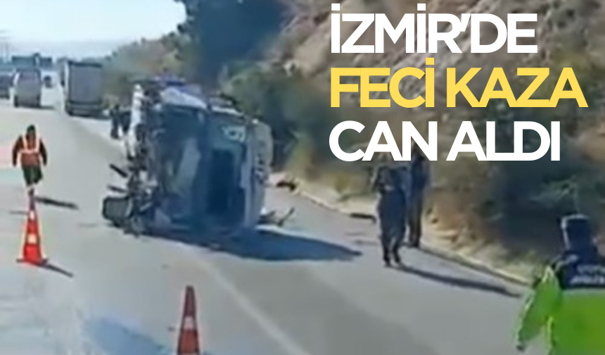 Torbalı'da trafik kazası: 1 ölü, 1 yaralı