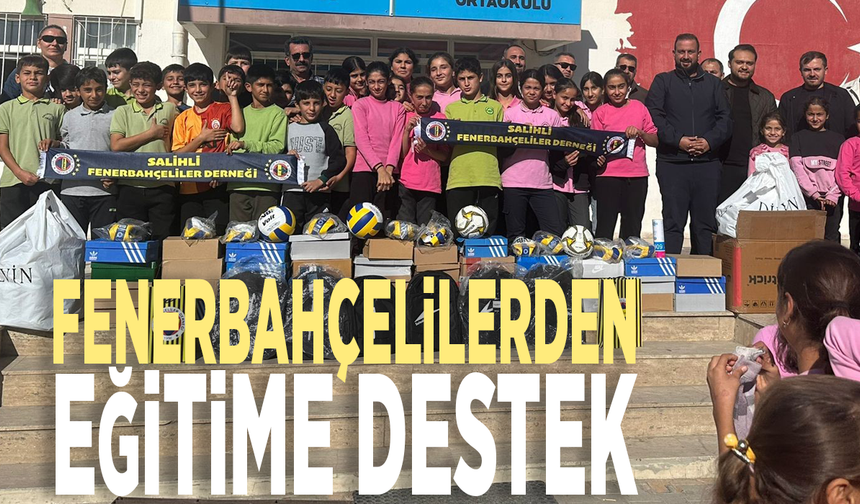 Fenerbahçelilerden eğitime destek