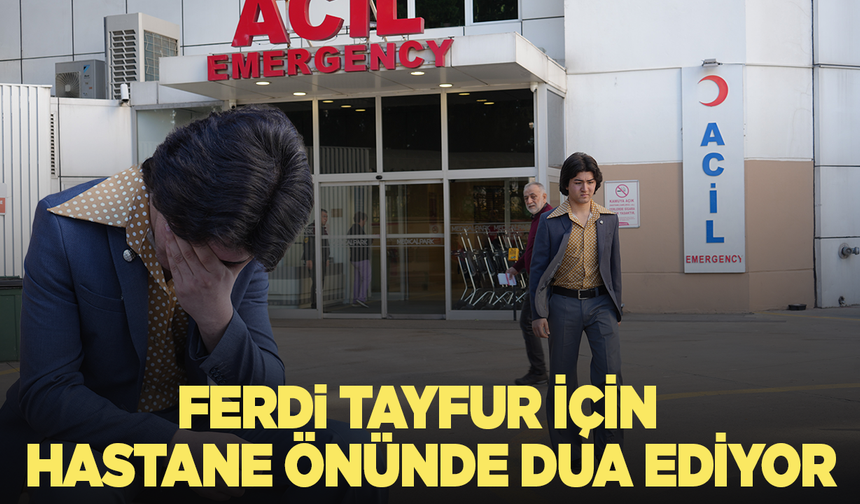 Ferdi Tayfur'un hayranı hastane önünde nöbet tutuyor