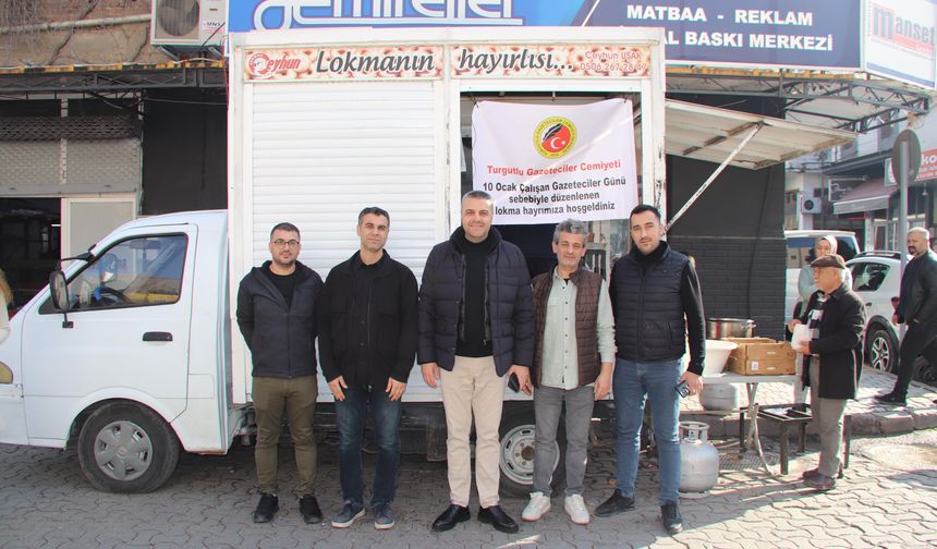 Turgutlu Gazeteciler Cemiyeti'nden lokma hayrı