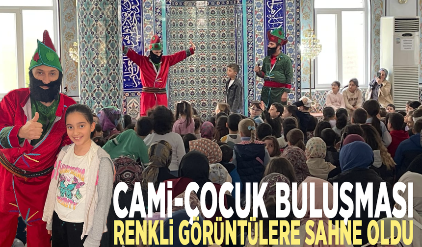 Cami-Çocuk Buluşması renkli görüntülere sahne oldu
