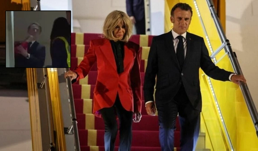 Macron'dan 'Tokat' açıklaması