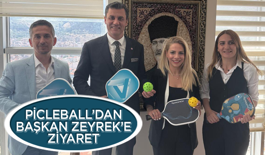 Manisa Pickleball İl Temsilcilerinden Başkan Zeyrek’e Ziyaret
