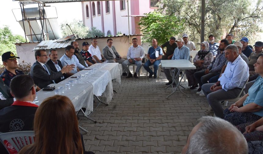 Kaymakam Güldoğan 3 mahalleyi ziyaret etti