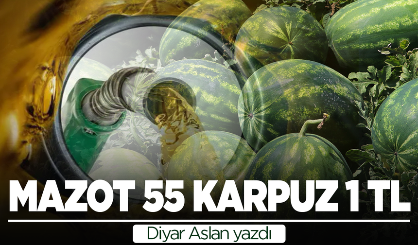 Mazot 55, Karpuz 1 TL