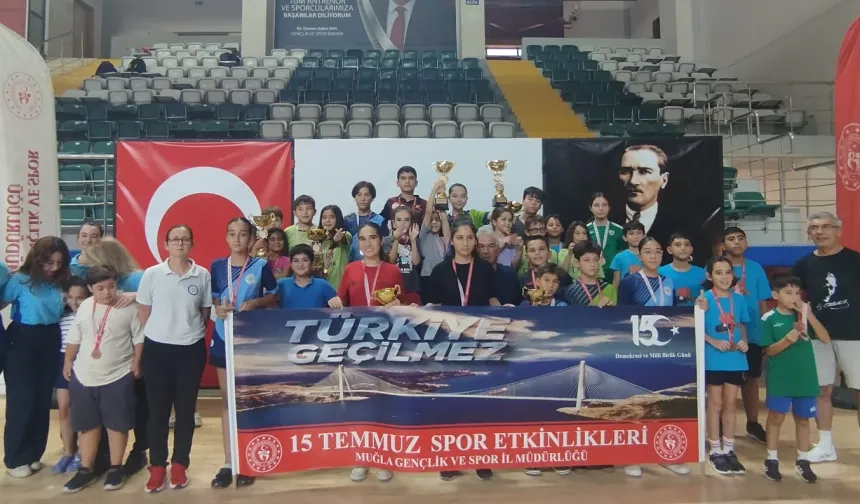 Muğla Büyükşehir’in genç raketleri turnuvaya damga vurdu