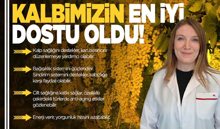 Kalp ve bağışıklık sistemi dostu: ‘Üzüm'