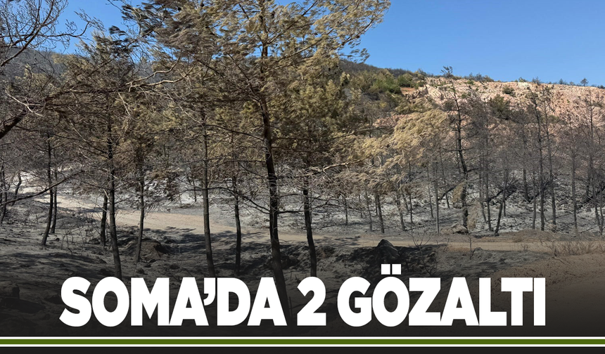Soma’da orman yangınıyla mücadele devam ediyor