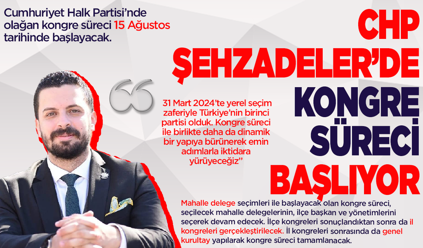 CHP Şehzadeler’de kongre süreci başlıyor