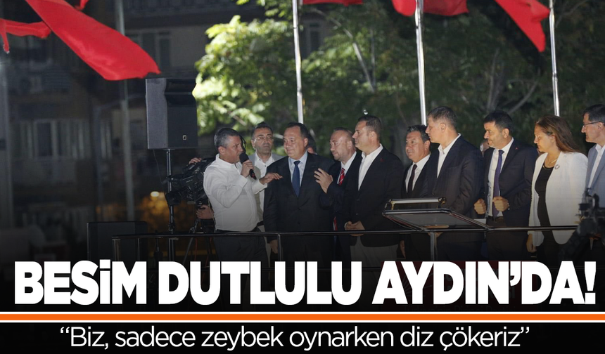Manisa Büyükşehir Belediye Başkanı Besim Dutlulu Aydın’daki Eyleme Katıldı