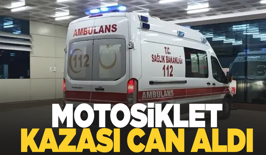 Manisa’da motosiklet araçla kafa kafaya çarpıştı: 1 ölü