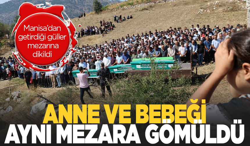 Feci kazada hayatını kaybeden 1'i bebek 5 kişi son yolculuğuna uğurlandı