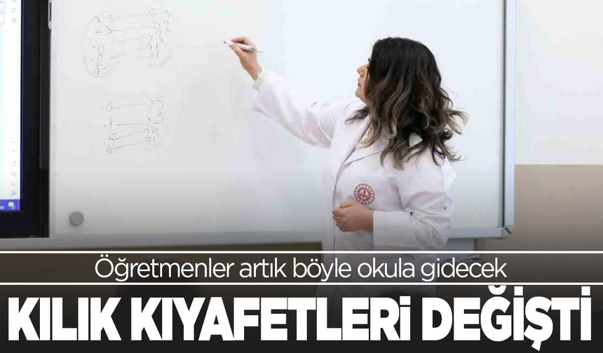 Öğretmenler artık okula böyle gidecek