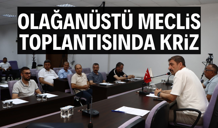 Olağanüstü meclis toplantısı krize sahne oldu