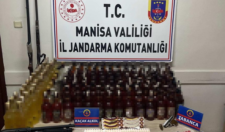 Manisa'da sahte içki operasyonu