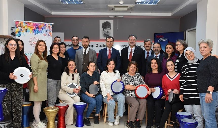İlçede şehit aileleri ve gaziler için Ritm Atölyesi düzenlendi