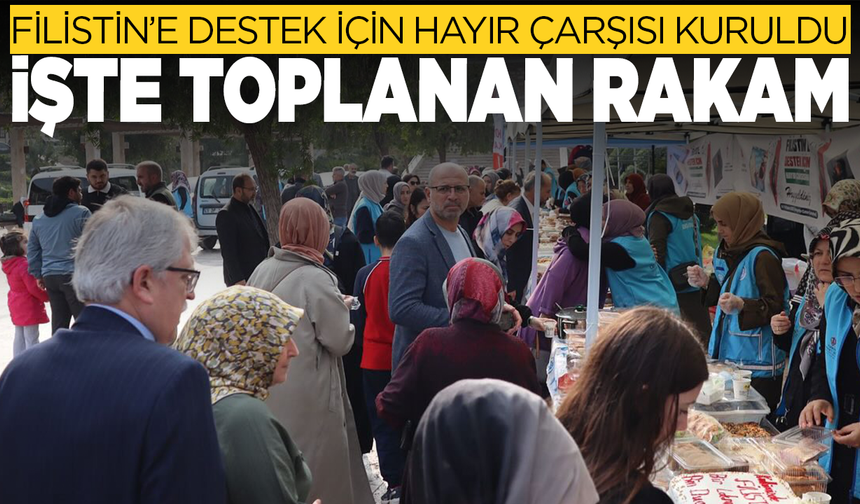 Manisa’da Filistin’e Destek İçin Hayır Çarşısı Düzenlendi