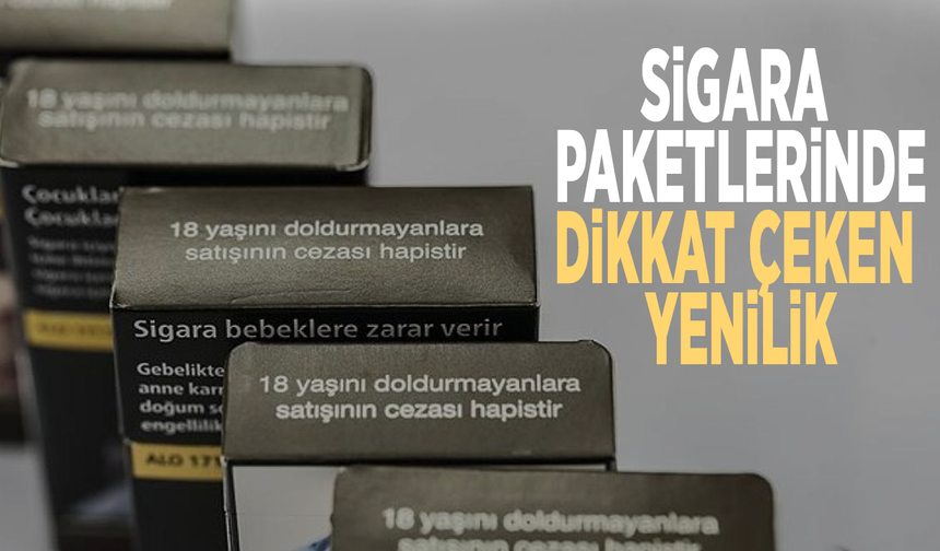 Sigara paketlerinde dikkat çeken yenilik: Bandroller yenilendi