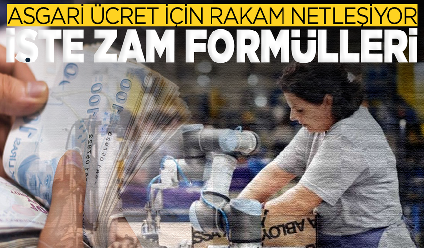 Asgari ücrette görüşmeler başlıyor:  İşte masadaki 6 farklı zam formülü...