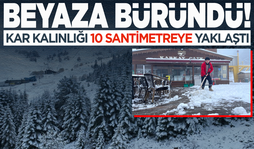 Kar kalınlığı 10 santimetreye yaklaştı