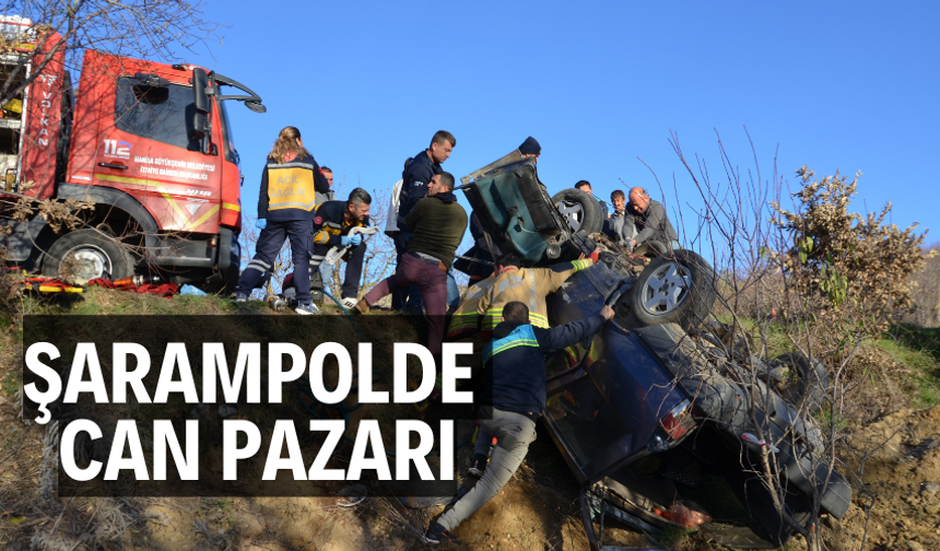 Şarampolde can pazarı!