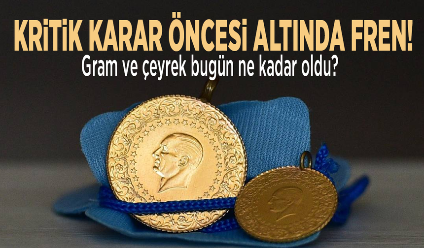 Kritik karar öncesi altında fren!