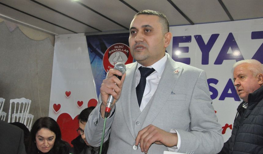 Salihli Bakkallar Esnaf Odası'nın yeni başkanı Özcan Çetin oldu