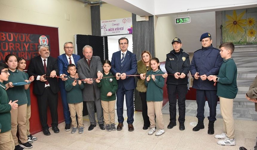 İlçede müzik sınıfı açıldı