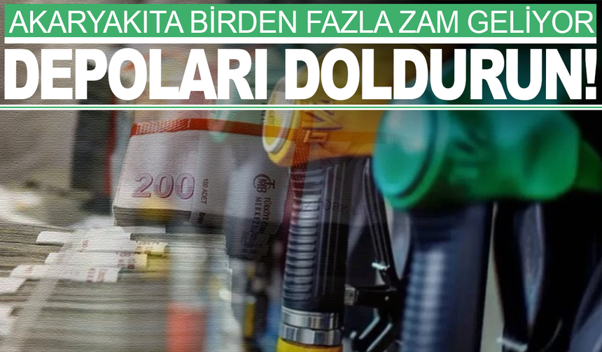 Araç sahiplerine kötü haber... Akaryakıta zam geliyor