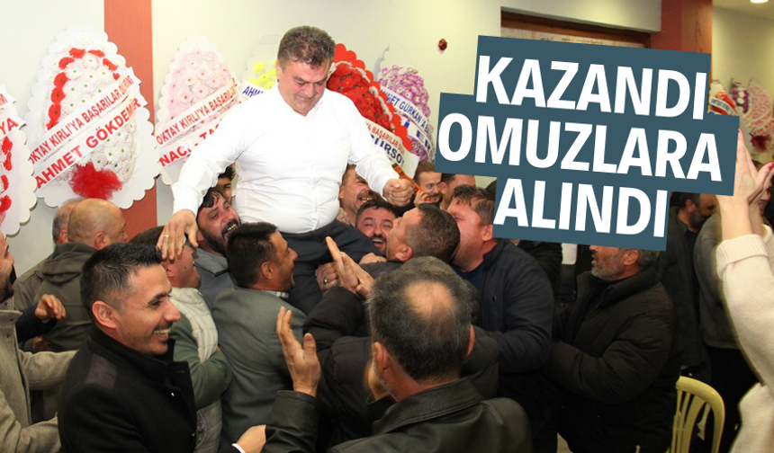 Kula Şoförler Odası'nda Başkan Kırlı güven tazeledi