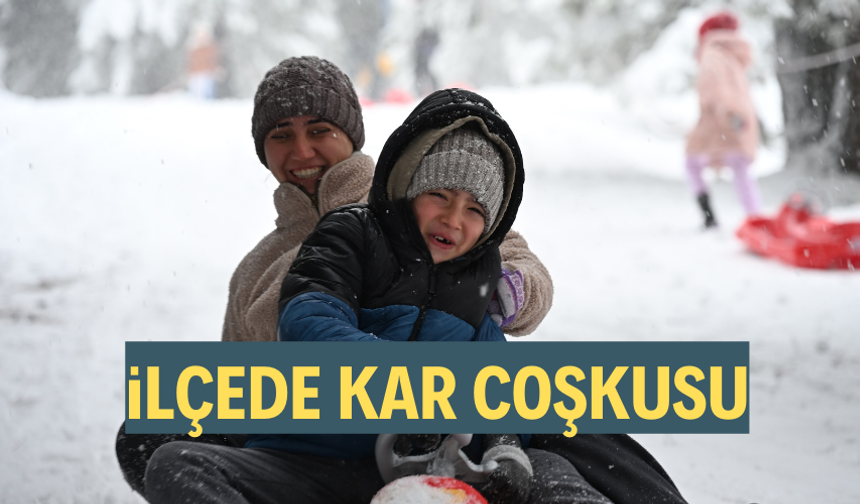 Manisa'da kar coşkusu