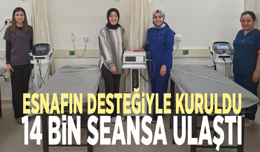 Esnafın desteğiyle kuruldu, 14 bin seansa ulaştı